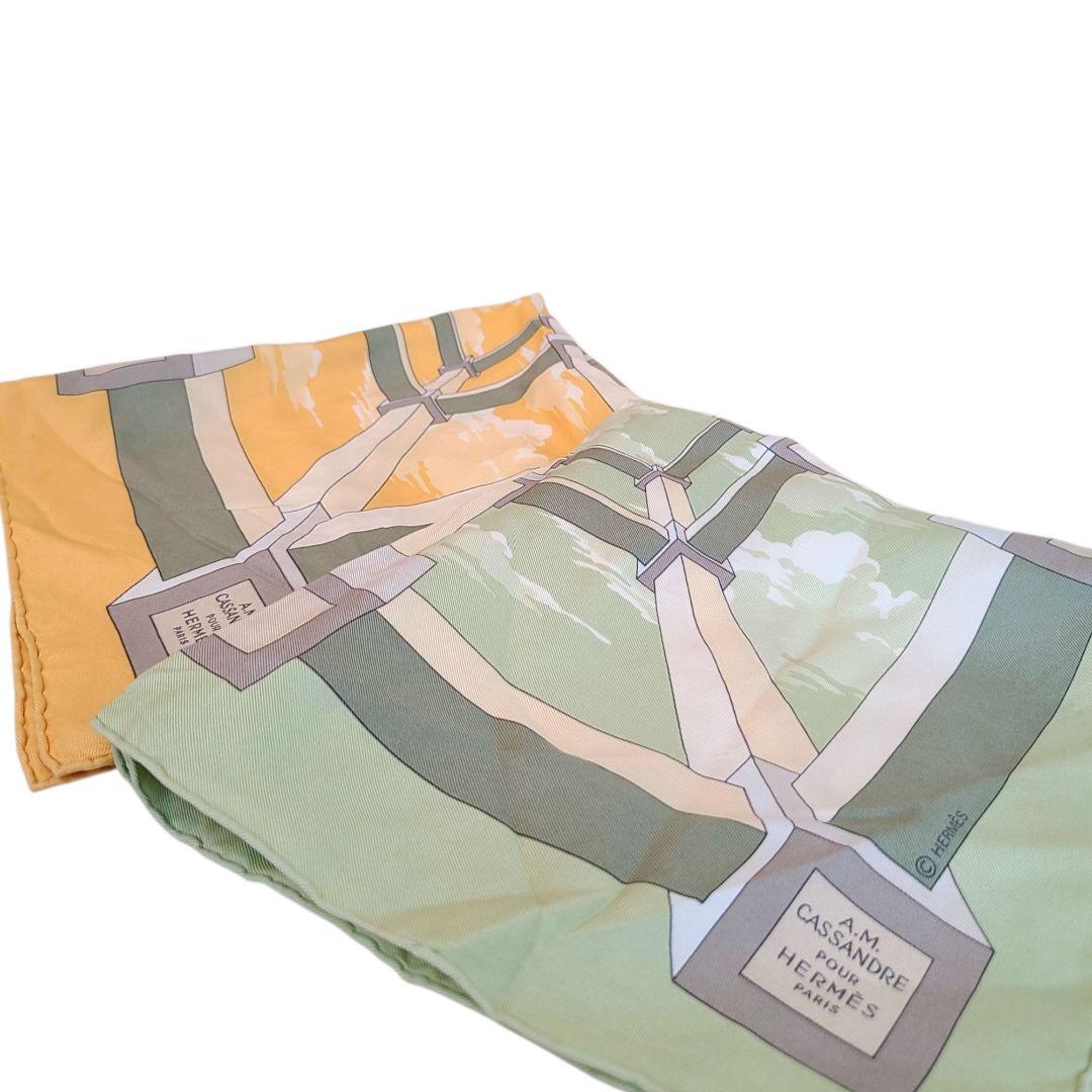 HERMES エルメス プチカレ カレ40 A.M.CASSANDRE 2枚組