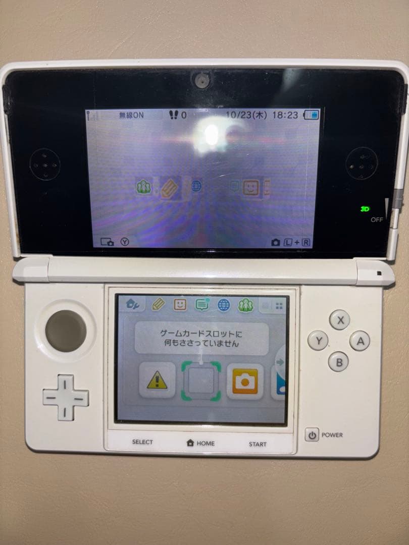 3DS ホワイト 本体傷や汚れあり