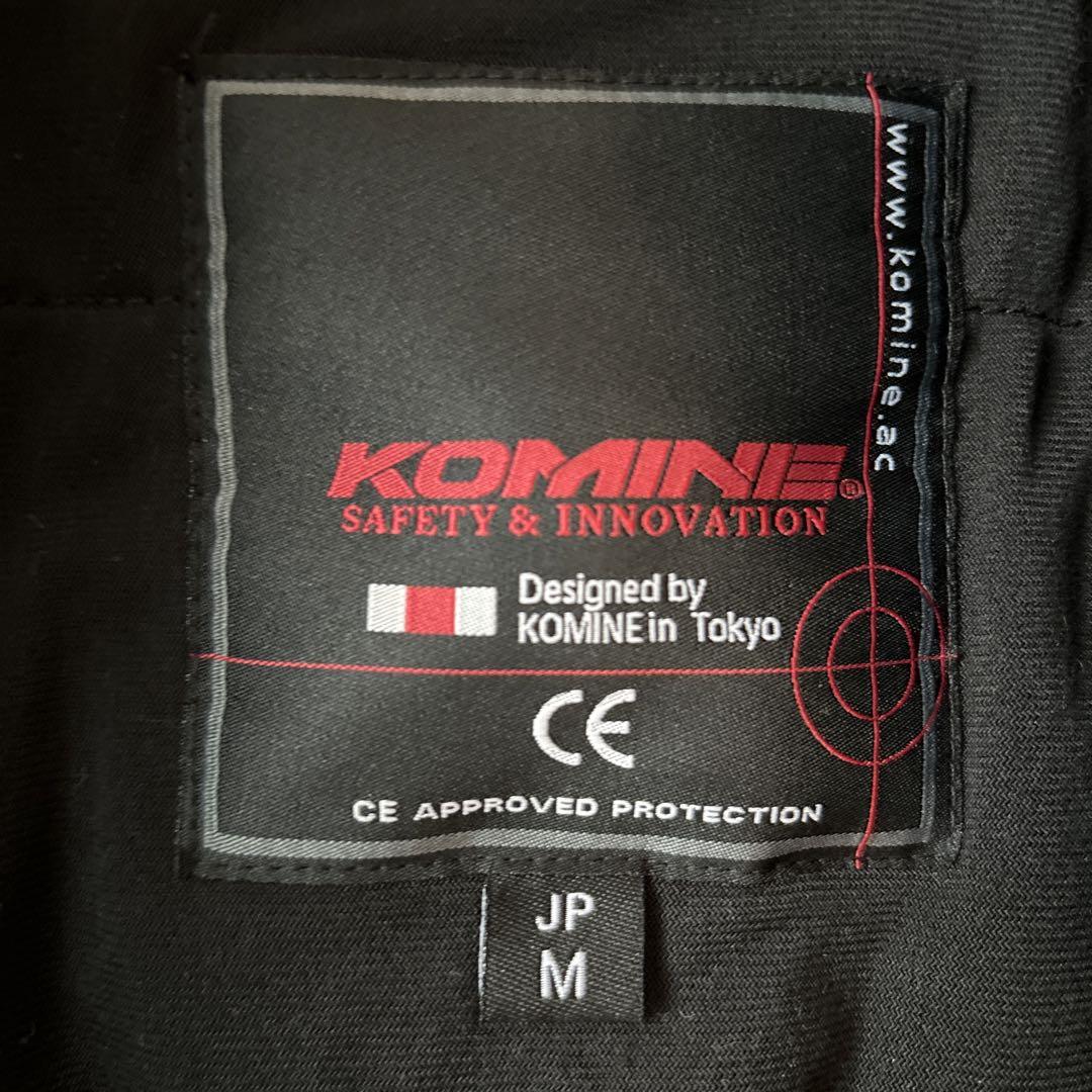 KOMINE バイクジャケット Mサイズ ブラック 迷彩柄 CE認証