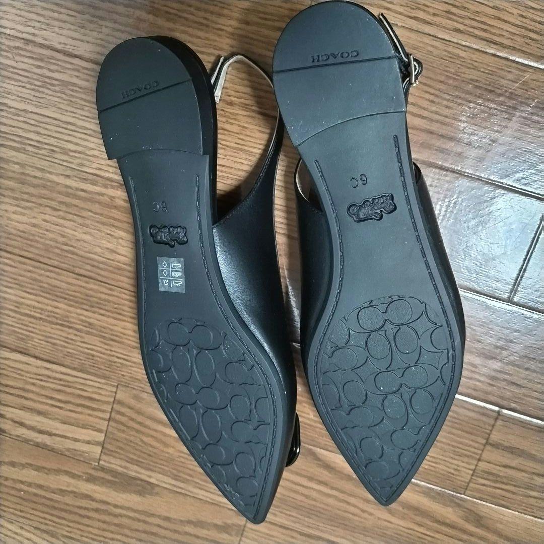 コーチ】COACH♡新品♡エレガント♡スリングバックミュール【6