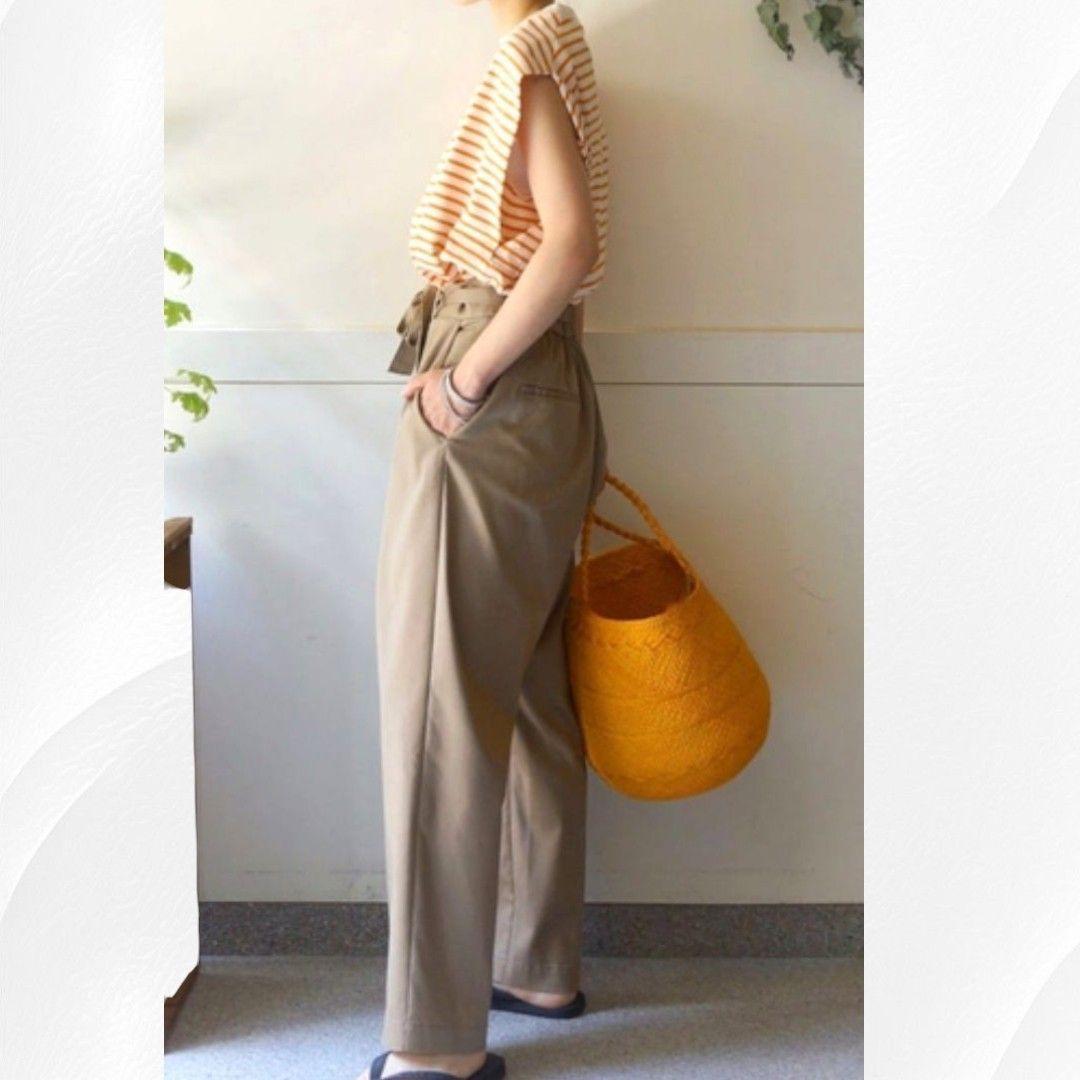 近年モデル　ジャーナルスタンダードラックス　シャンブレーツイル テーパーPT
