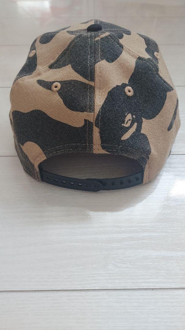A BATHING APE 迷彩キャップ　ニューエラ