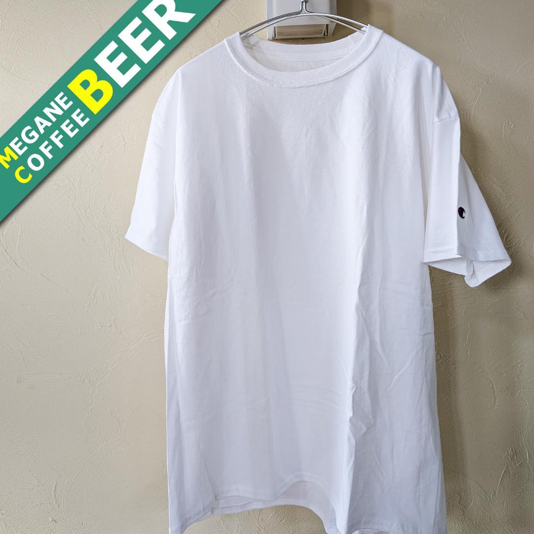 海外ファッションブランド通販サイト【公式】 Champion T 袖刺繍 ホワイト 白 無地 新品未使用 チャンピオン レディースウェア