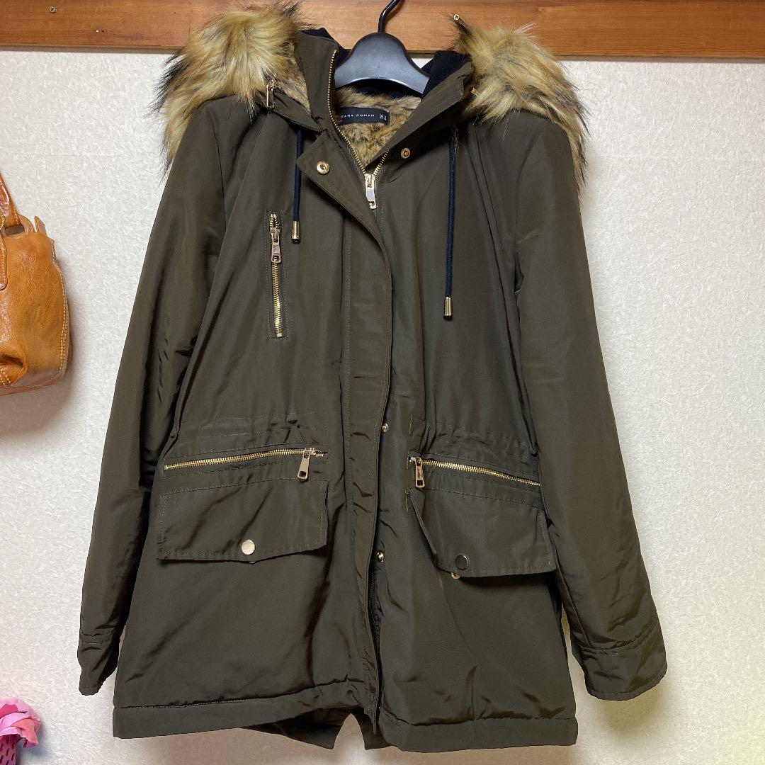 超歓迎された ♡裏地・ファー♡ レディース モッズコート 【完売品】【M】ZARA - モッズコート