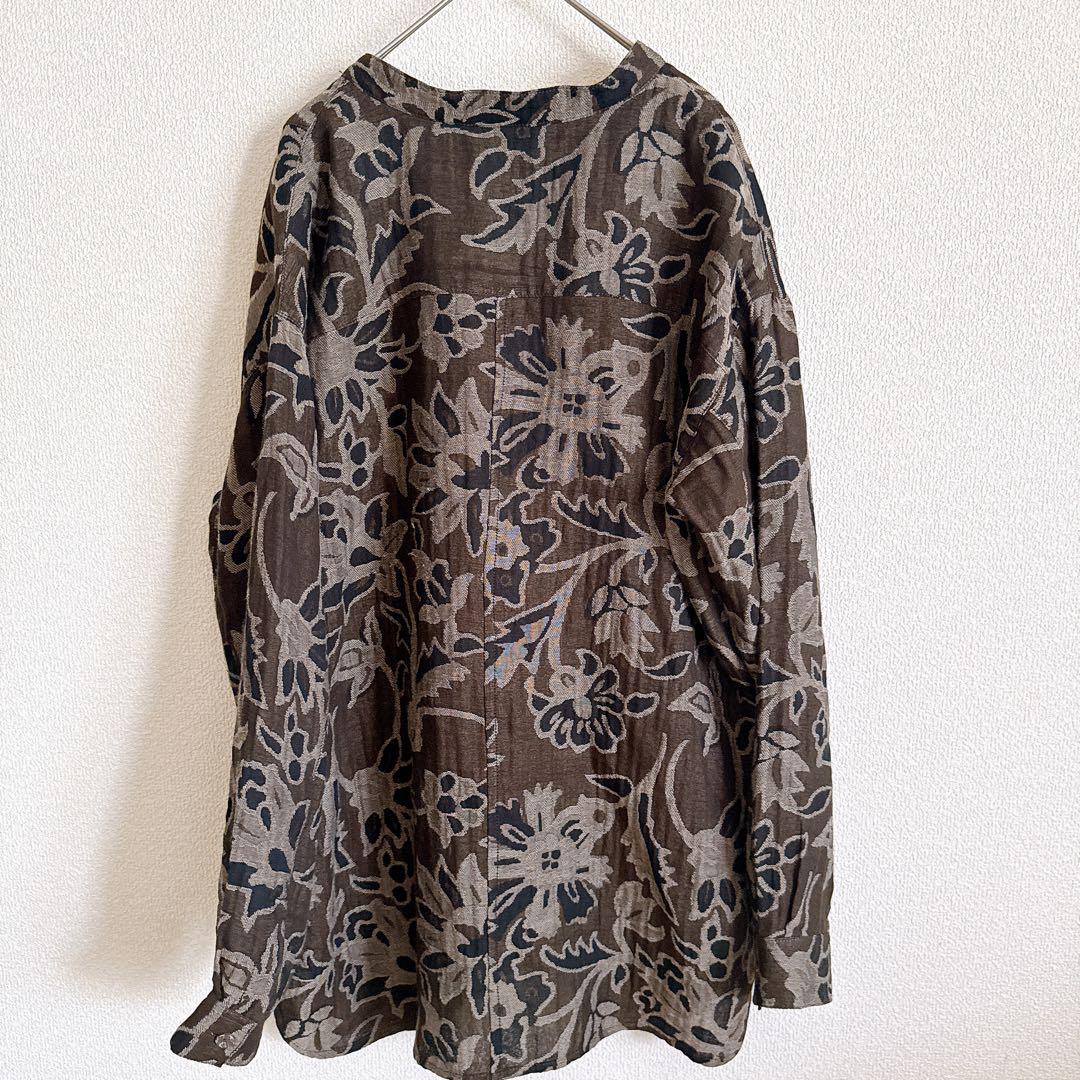 美品⭐︎ 花柄 総柄 長袖 カットソー コットン100%トップス