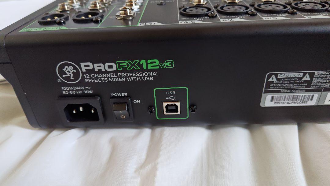 MACKIE PROFX12v3 12アナログミキサー