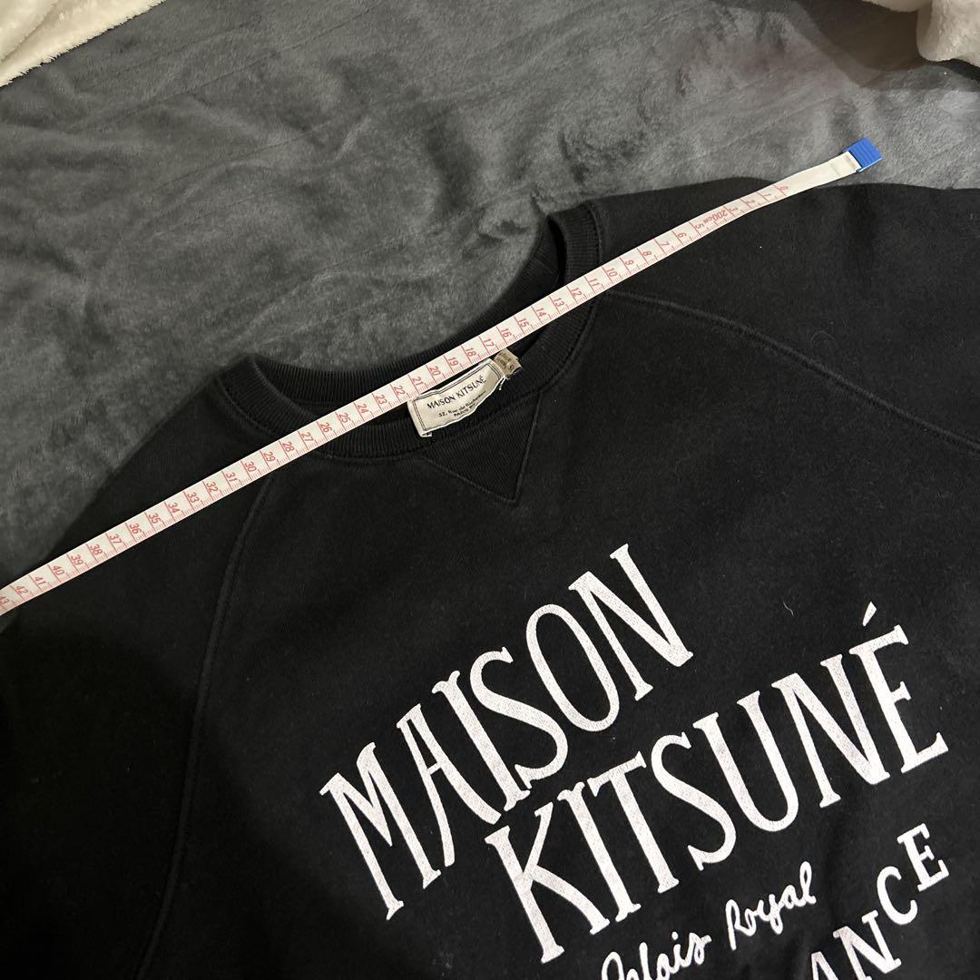 【最終大幅値下げ中】MAISON KITSUNÉ 黒 トレーナー XS