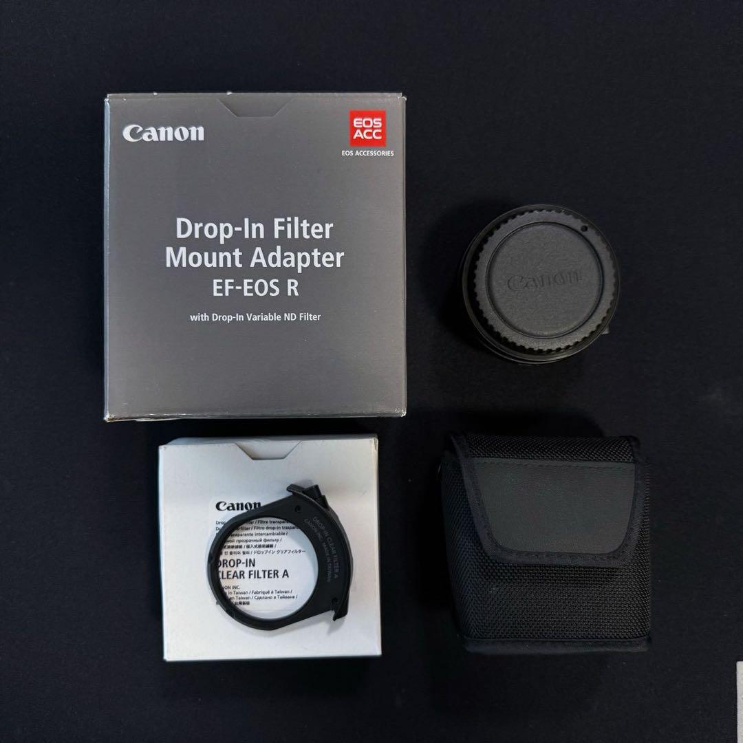ドロップインフィルター マウントアダプター EF-EOS R 偏光+クリア
