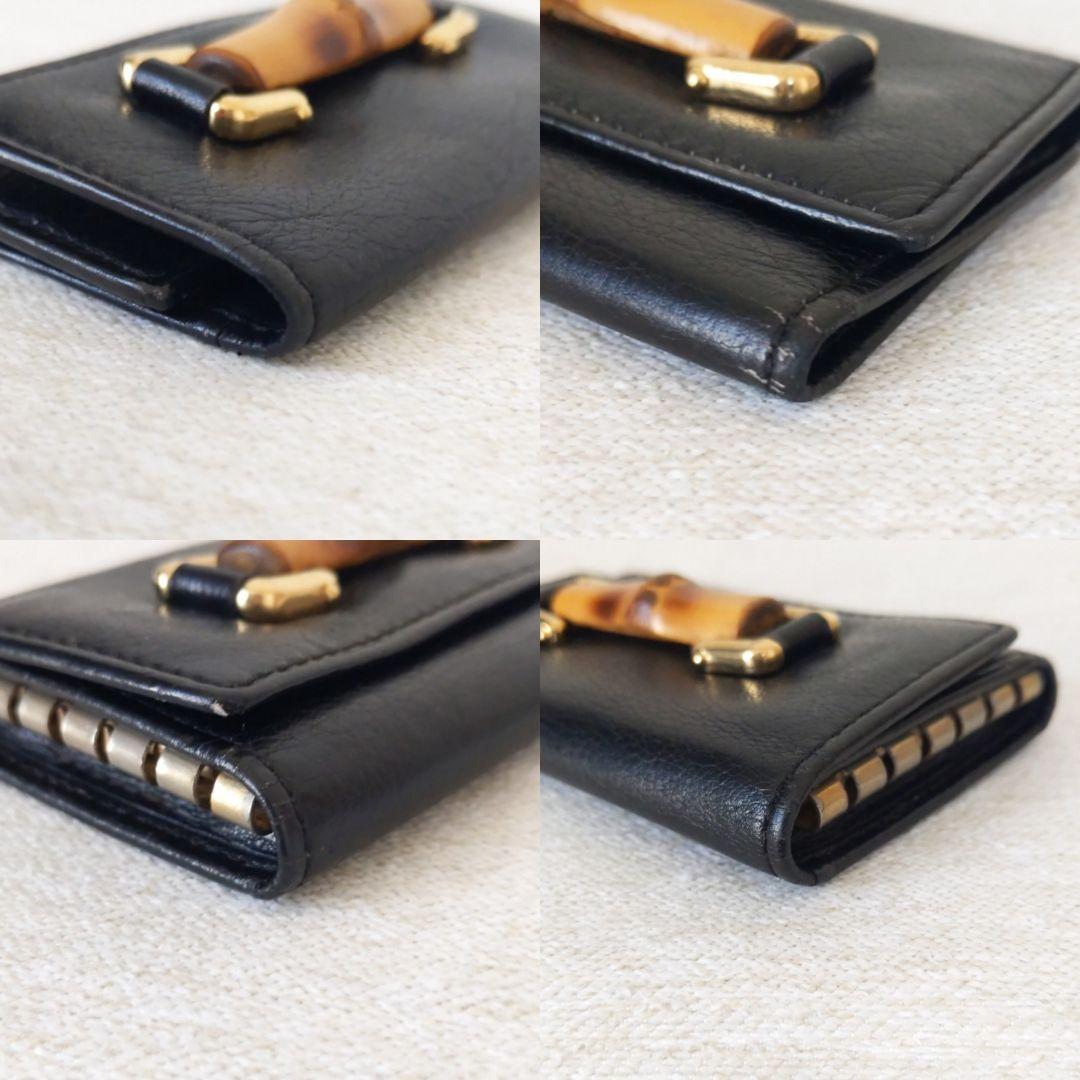 83%OFF!】 GUCCI グッチ バンブー 6連キーケース ブラック キーケース