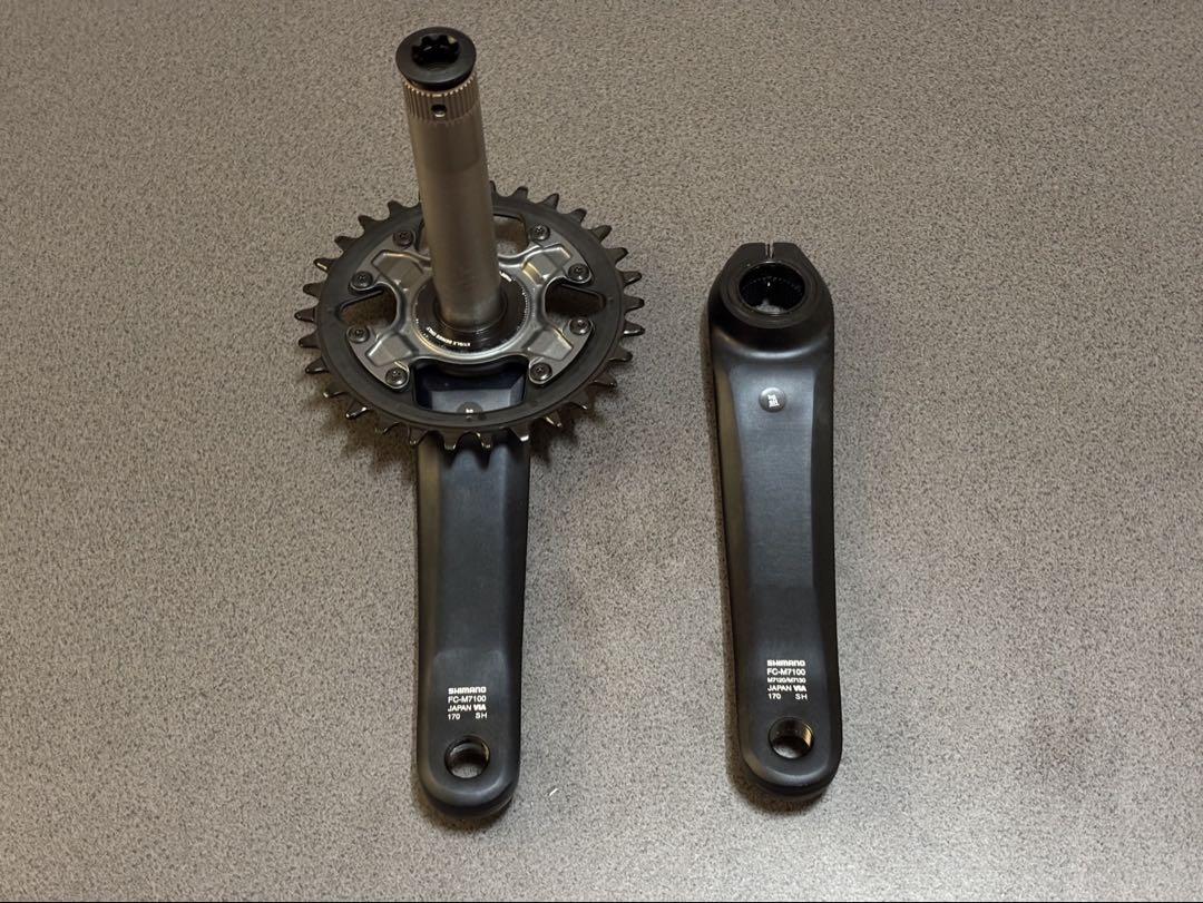 【未使用品】 SHIMANO SLX FC-M7100 170mm BB付き