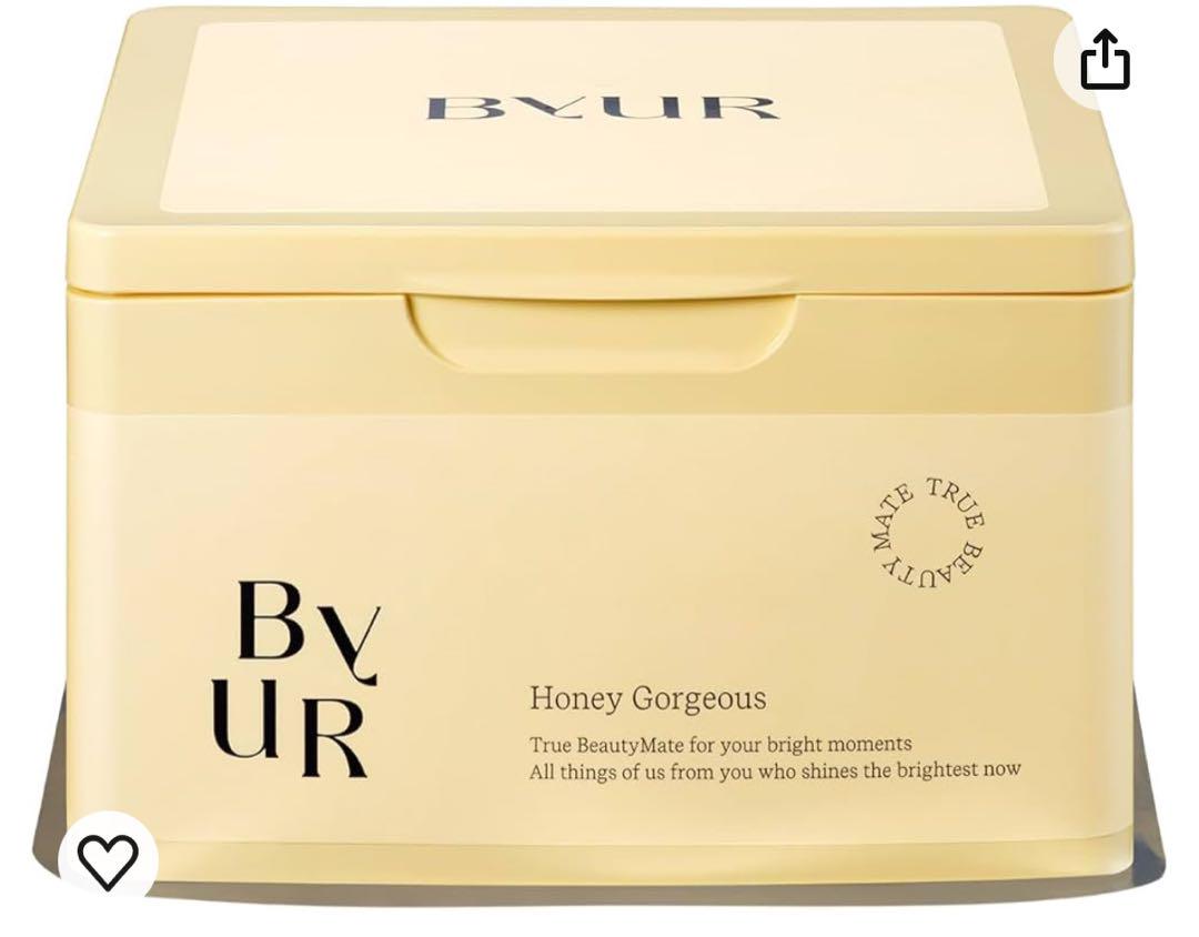 ByUR バイユア フェイスパック フェイスマスク 大容量タイプ 30枚　4箱