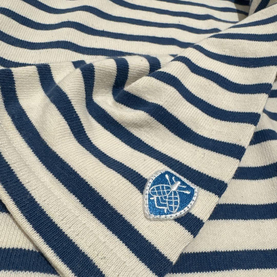 ORCIVAL オーシバル 七分袖 ボーダー チュニックワンピース