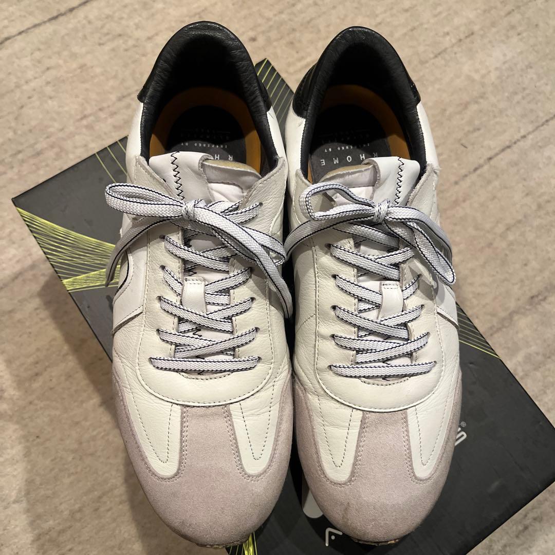 AMBITIOUS RHOME スニーカー 白 27.5 本革 箱有 メンズ AMBITIOUS RHOME スニーカー 白 27.5 本革 箱有 メンズ