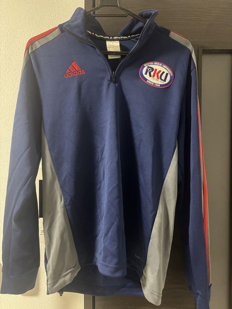 adidas RKU ジップアップピステ ネイビー