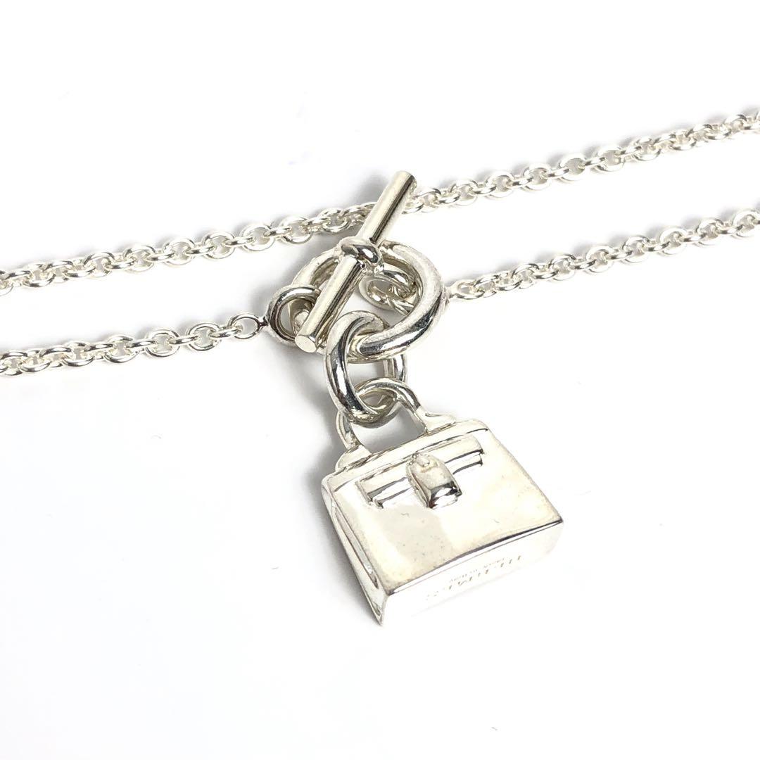 エルメス ケリー アミュレット ネックレス SV925 シルバー HERMES エルメス ネックレス アミュレット ケリー シルバー925