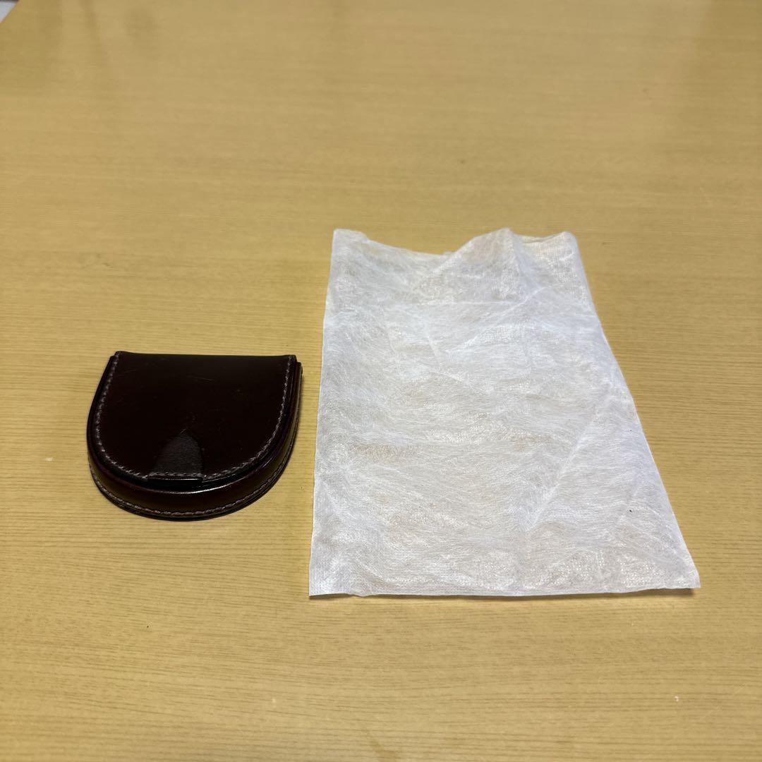 土屋鞄　コードバン 馬蹄型小銭入れ