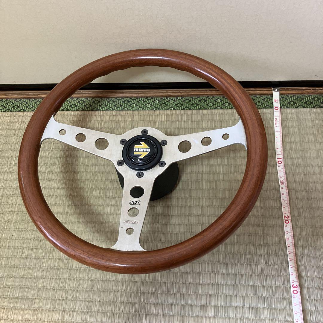 MOMO(モモ) ウッドステアリングMade in Italy5-90 INDY