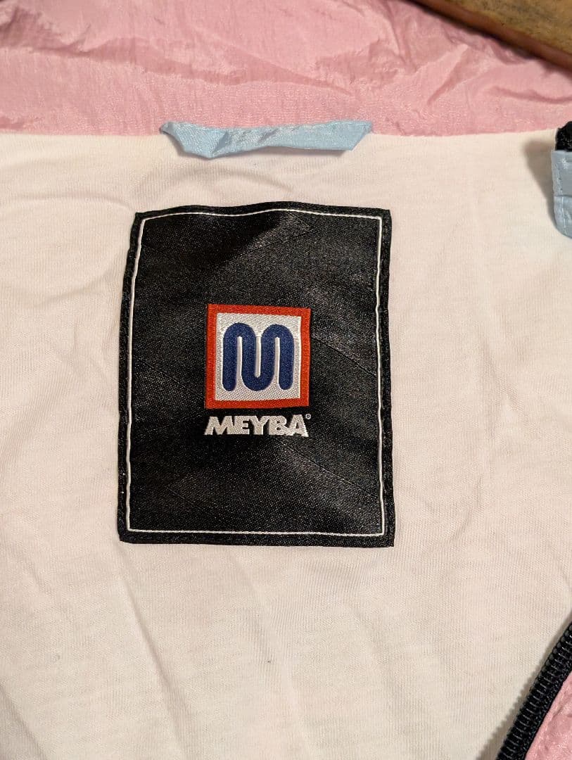 MEYBA ナイロンジャケット SHELL JACKET ピンク/ブルー XL MEYBA ナイロンジャケット SHELL JACKET ピンク/ブルー XL