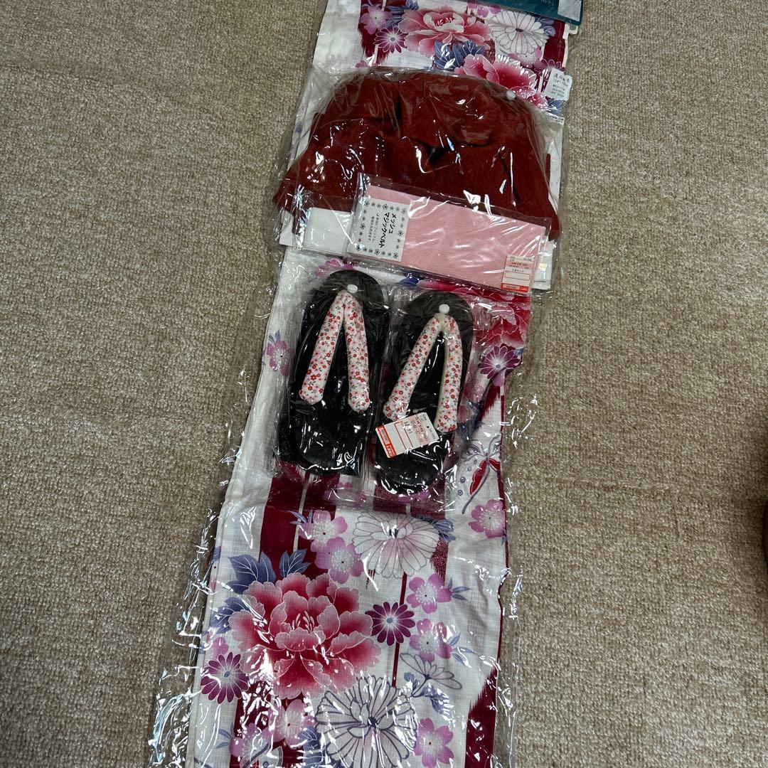 しまむら　新品浴衣5点セット