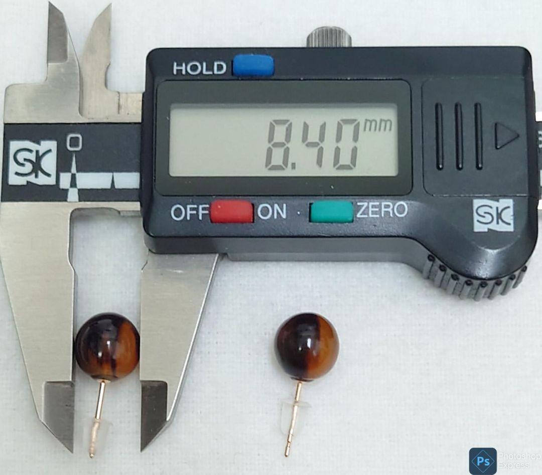 べっ甲！ バラフ 8.2㎜up K10 ピアス（OK842） アクセサリー