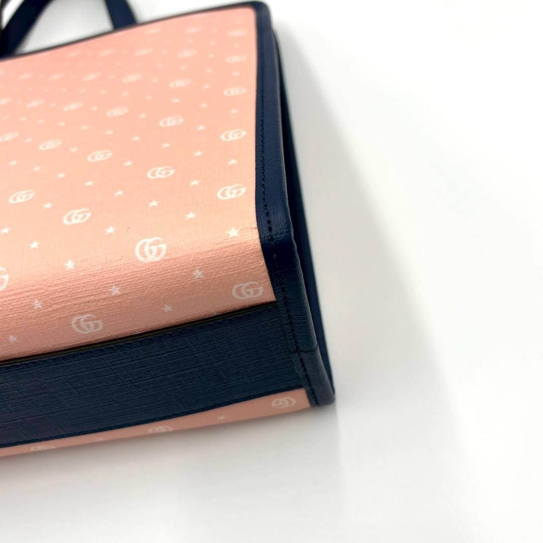 極美品✨ GUCCI グッチ チルドレンズ PVC×レザー ハンドバッグ
