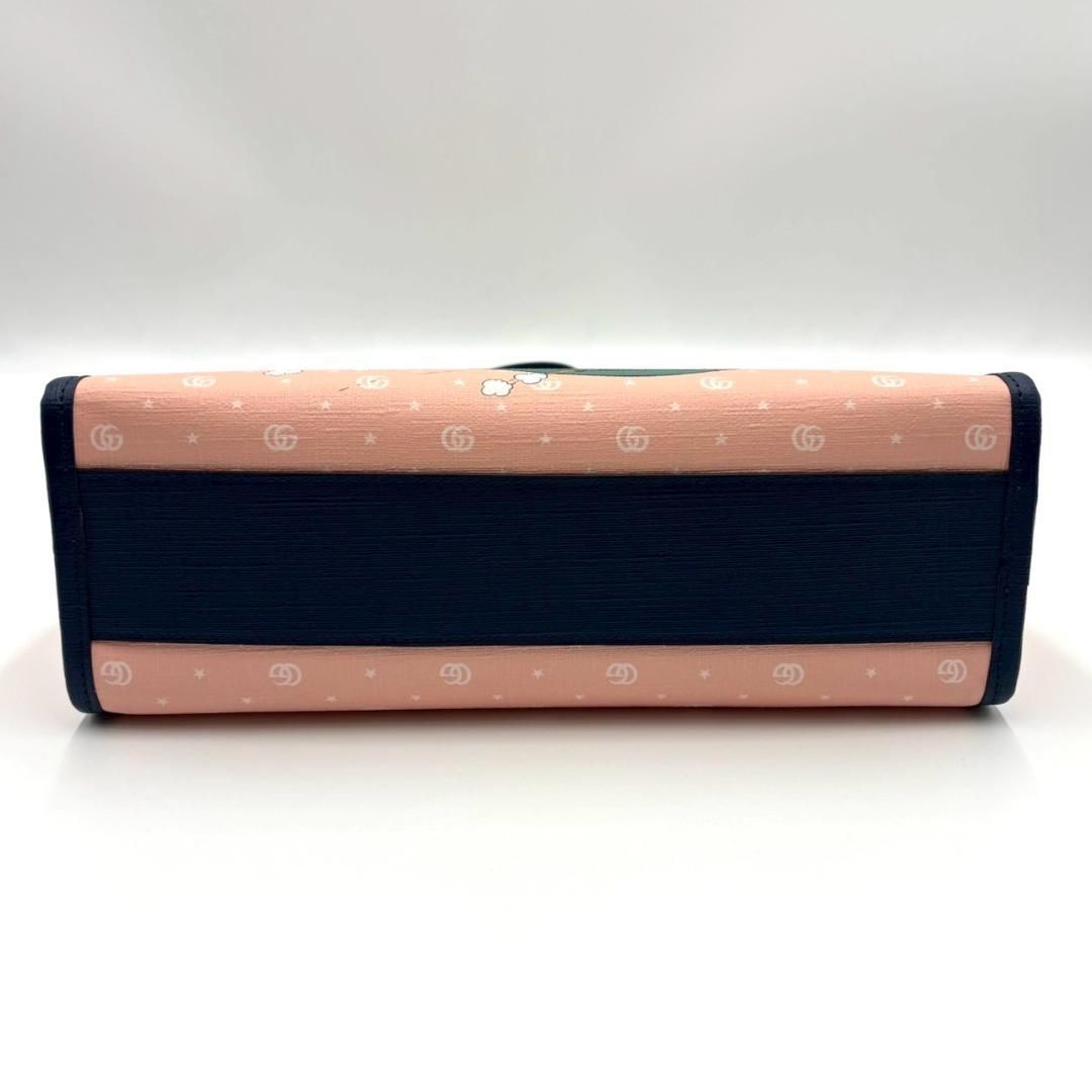 極美品✨ GUCCI グッチ チルドレンズ PVC×レザー ハンドバッグ