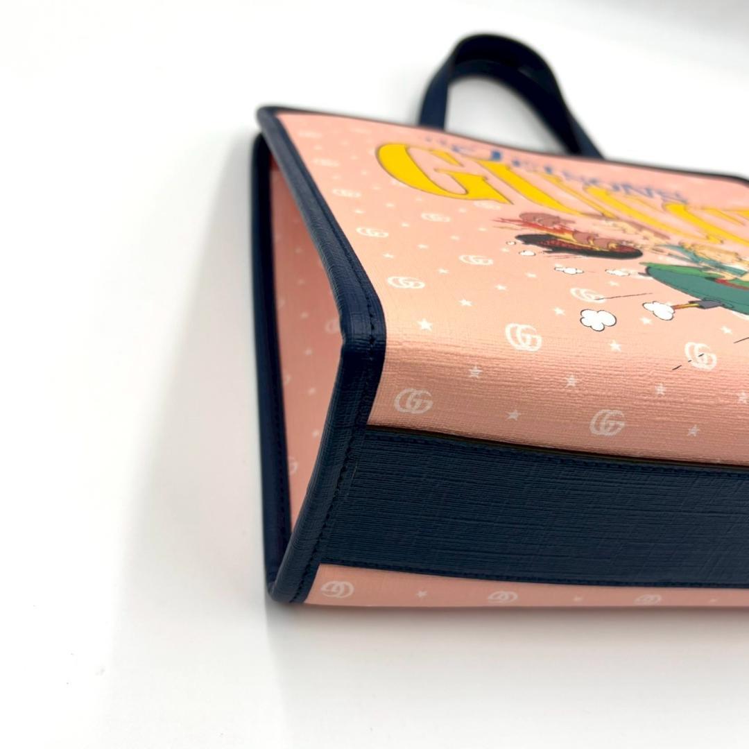 極美品✨ GUCCI グッチ チルドレンズ PVC×レザー ハンドバッグ