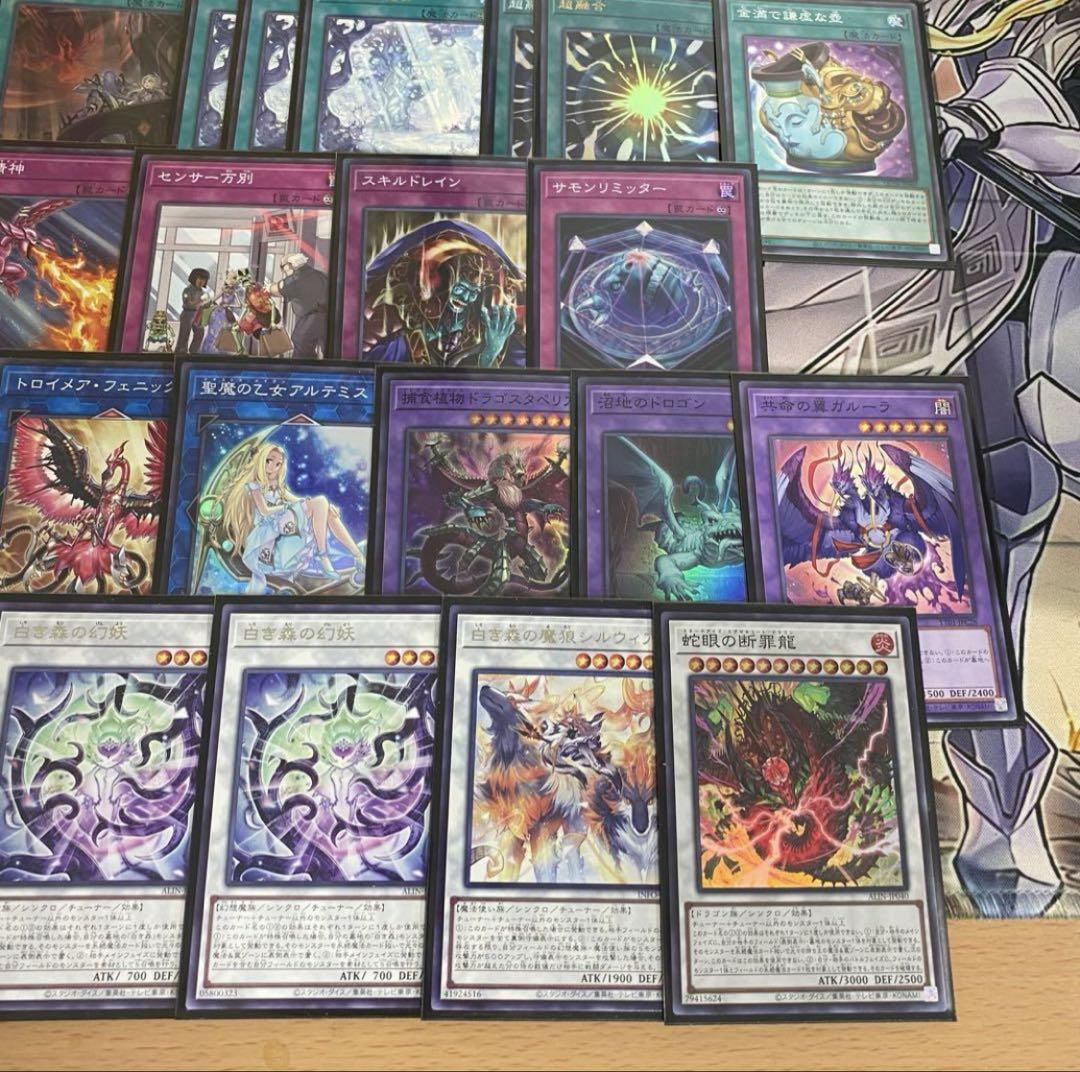 遊戯王　白き森 リジェネシス　本格構築済みデッキ　白魔女ディアベルゼ　増殖するG