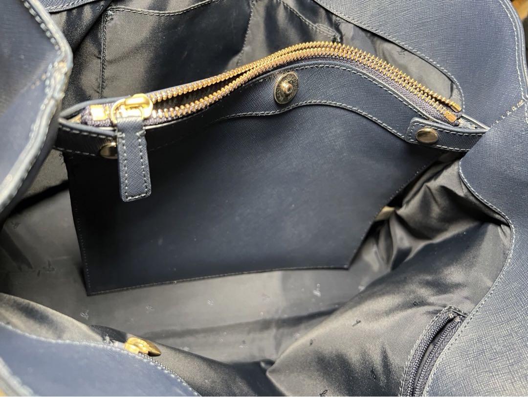 【美品】agnes bネイビー トートバッグ　A4 バッグインバッグ　ビジネス