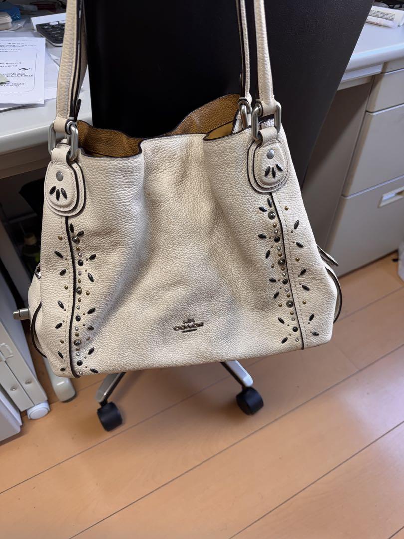 コーチ バックcoach ホワイトハンドバッグ