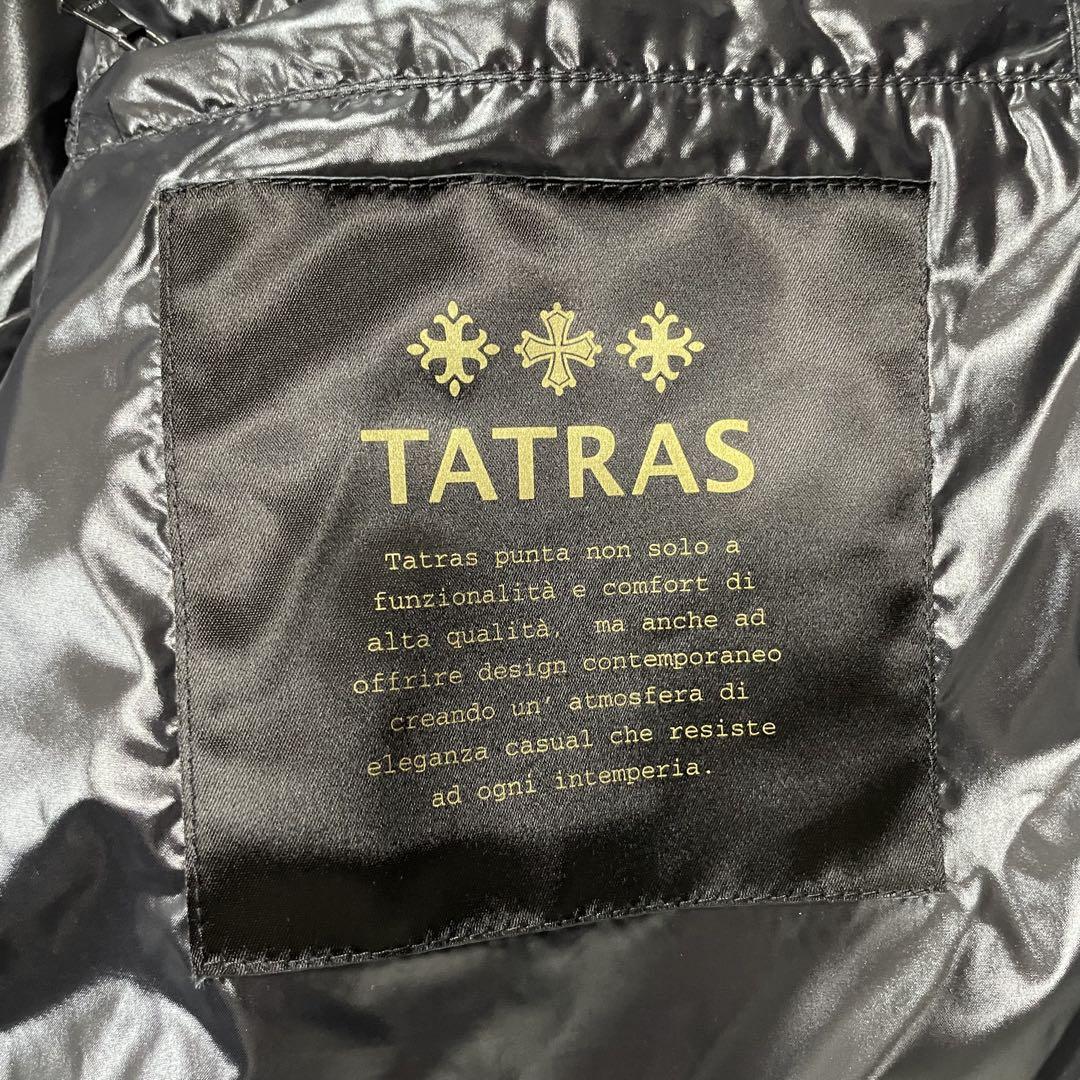 【美品】TATRAS ダウンベスト MTA14A456 ブラック M