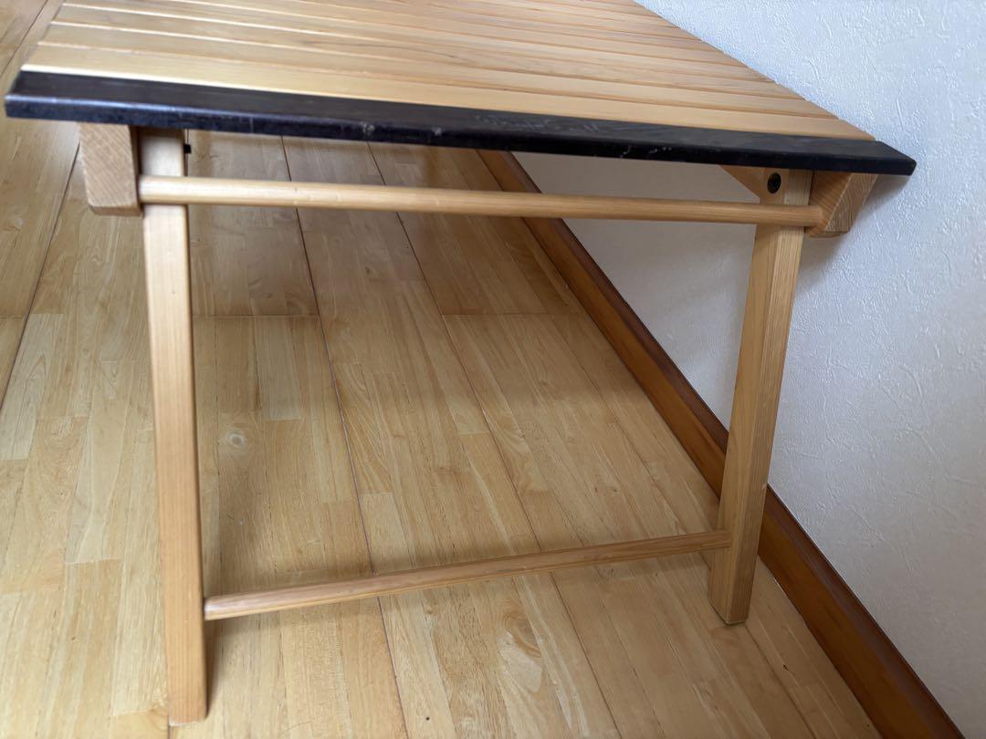 木製 折り畳みテーブル ホールアース