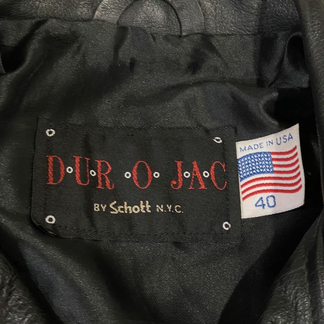 Schott × HarleyDavidson レザーダブルライダース フリンジ