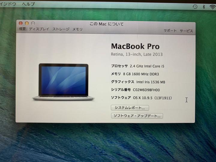 在庫新作⋉ Apple MacBook Pro Retina 13in Late 2013 5GZN0-m10447759908 セール新品