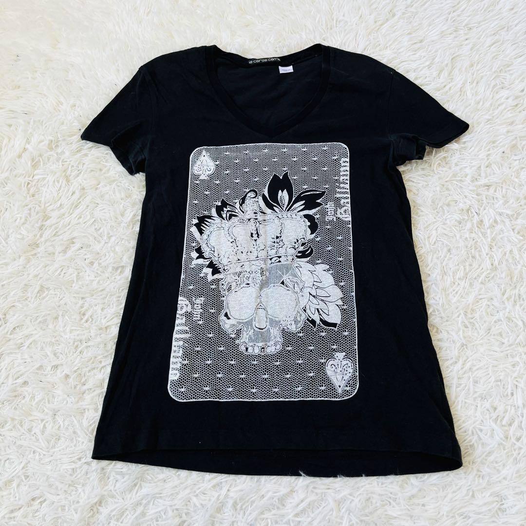 ジョンガリアーノ　コルソコモ　Tシャツ　スカル　クラウン