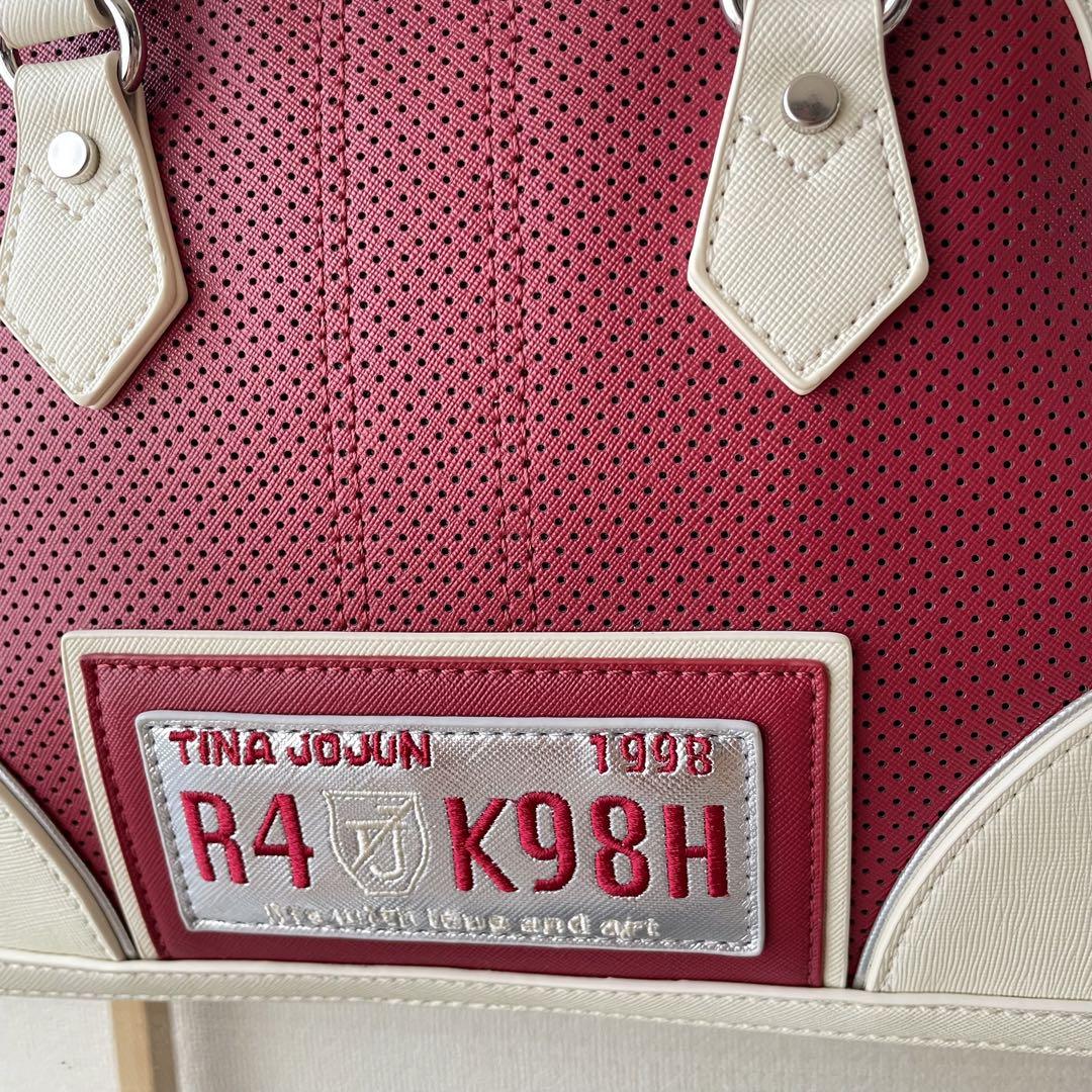 ナンバープレート ハンドバッグ TINA：JOJUN TINA：JOJUN（ティーナジョジュン）の「ナンバープレート