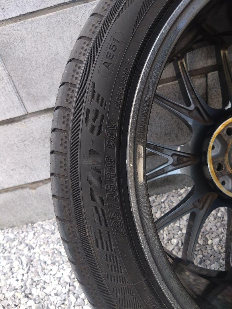 RAYS 19インチ ホイールセット 225/40R19 2x7 ホムラ