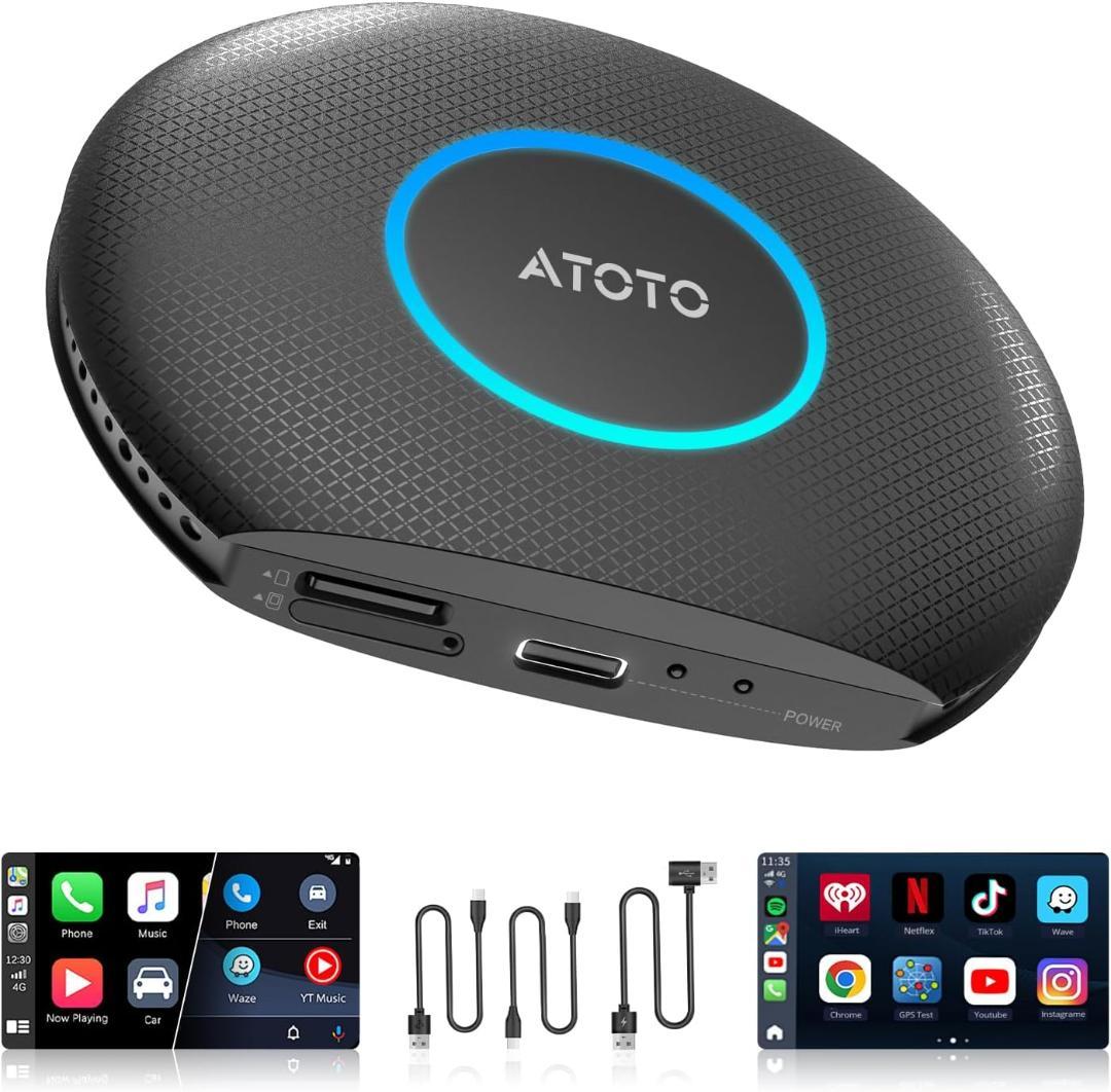 ATOTO CarWave CB6A-J-BK ワイヤレススマートボックス ATOTO CarWave CB6A-J-BK ワイヤレススマートボックス - メルカリ