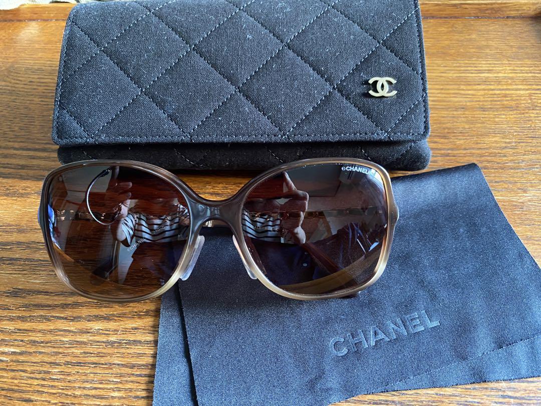 CHANEL ブラウン サングラス ケース付き 2024SS - メルカリ