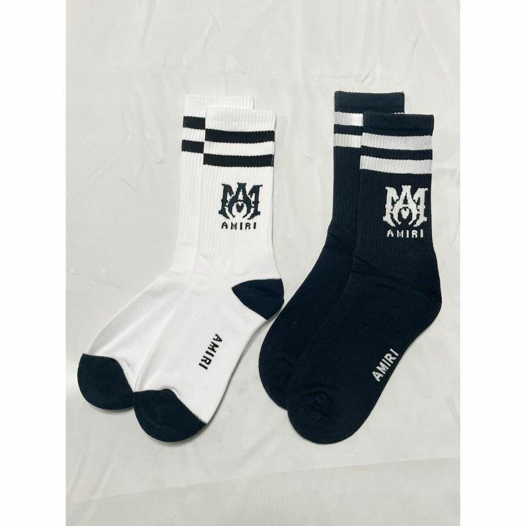 AMIRI アミリ M.A.ロゴ 靴下 ソックス / 2足セット - メルカリ