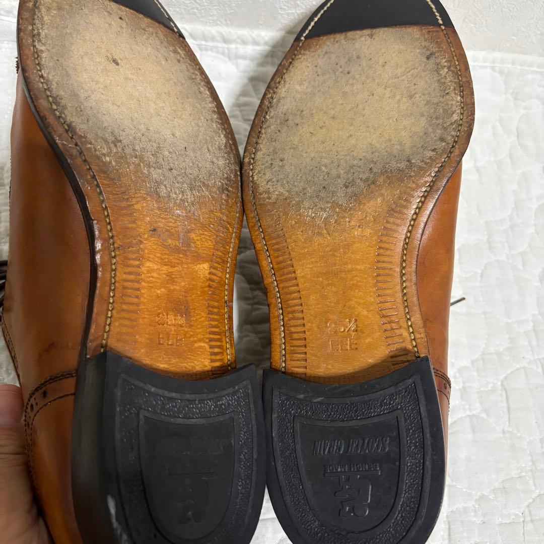 【希少】スコッチグレイン ビジネスシューズ ストレートチップ レザー 【希少】スコッチグレイン ビジネスシューズ ストレートチップ レザー