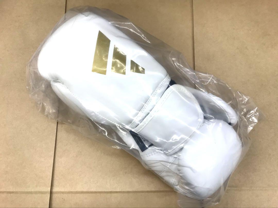ラスト　アディダス ボクシンググローブ 8oz 白➕白　2セット　adidas