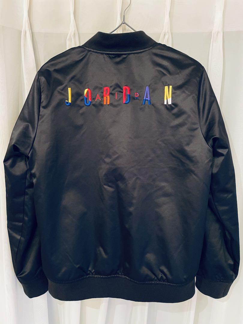 【希少デザイン】AIR JORDAN エアジョーダン ブルゾン ジャケットXL黒