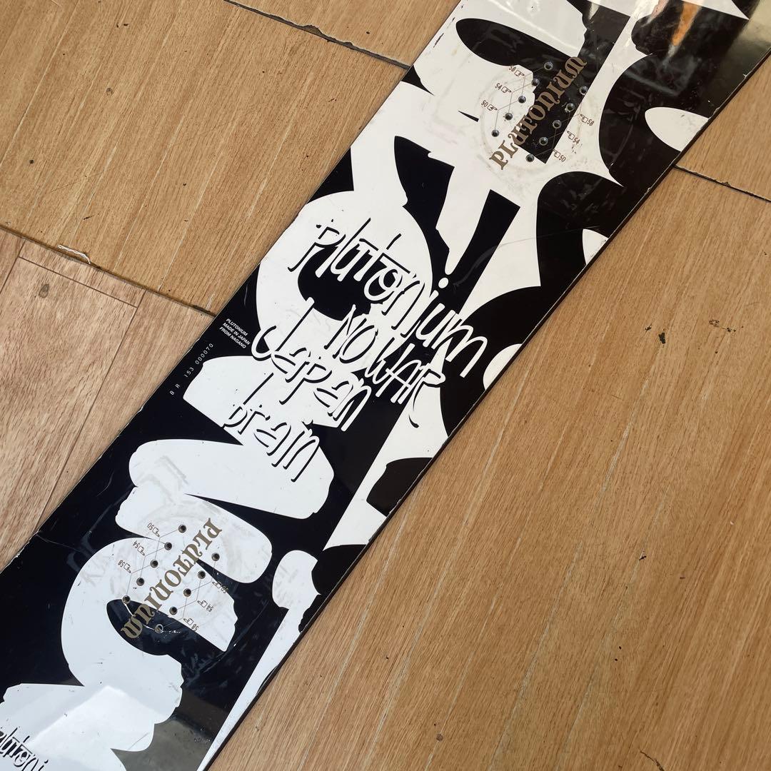 スノーボード PLUTONIUM BRAIN153cm 良質国産OGASAKA製 スノーボード PLUTONIUM BRAIN153cm 良質国産OGASAKA製