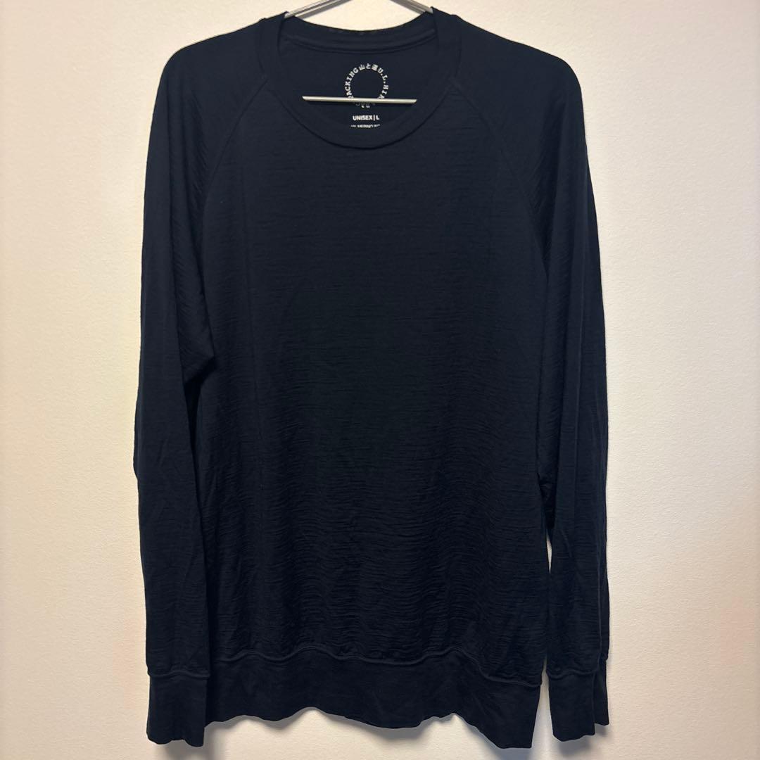 山と道 Merino Pullover Navy サイズLL 山と道