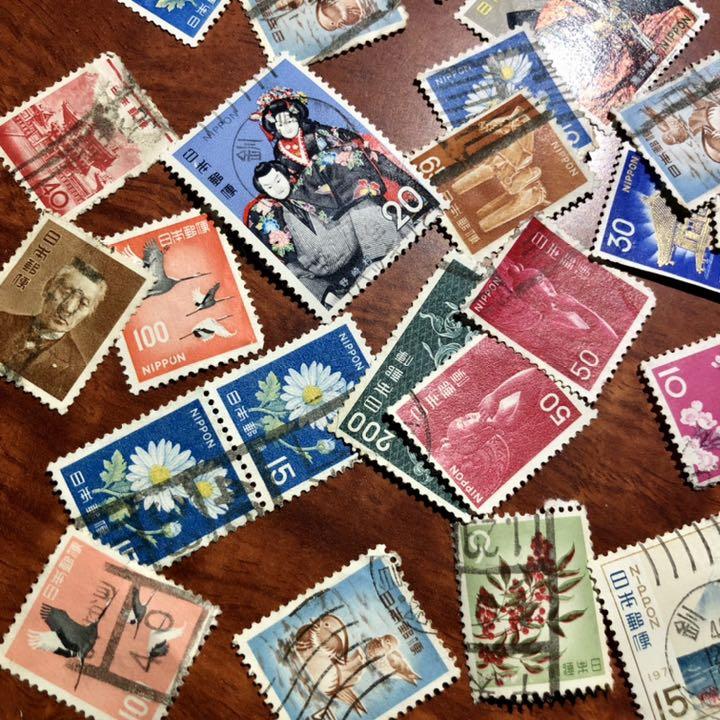日本の切手★使用済み★昭和レトロ★30枚以上 正規取扱店の通販 切手 使用済と未使用?昭和レトロ その他