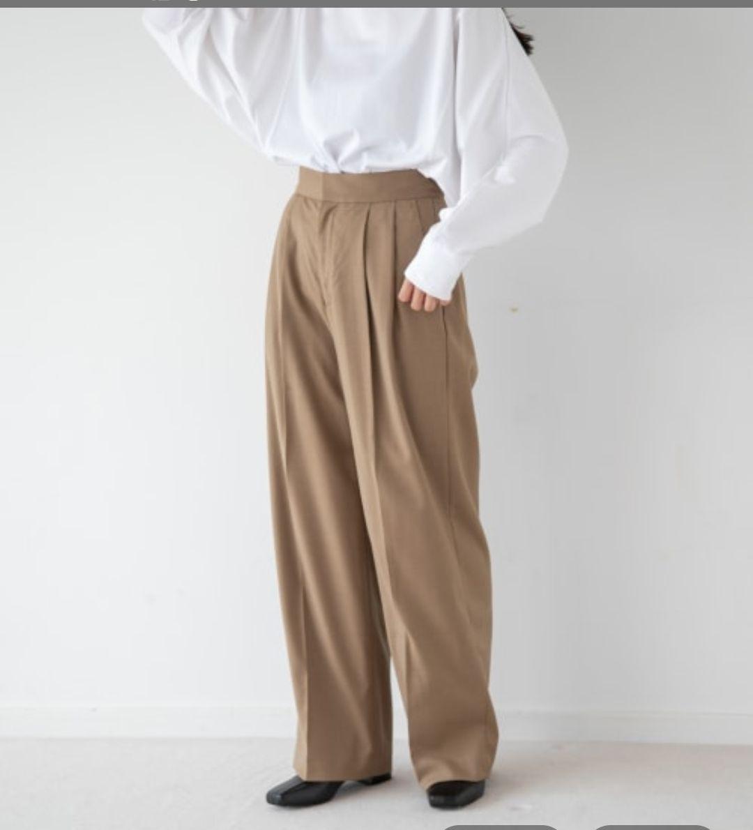 LOWRYS FARM【yuw】WIDE TROUSER カジュアルパンツ 最高品質の - dikara.lt すぐドンバス地方 machatt チンツストレートパンツ 21 GAY 02 カジュアルパンツ