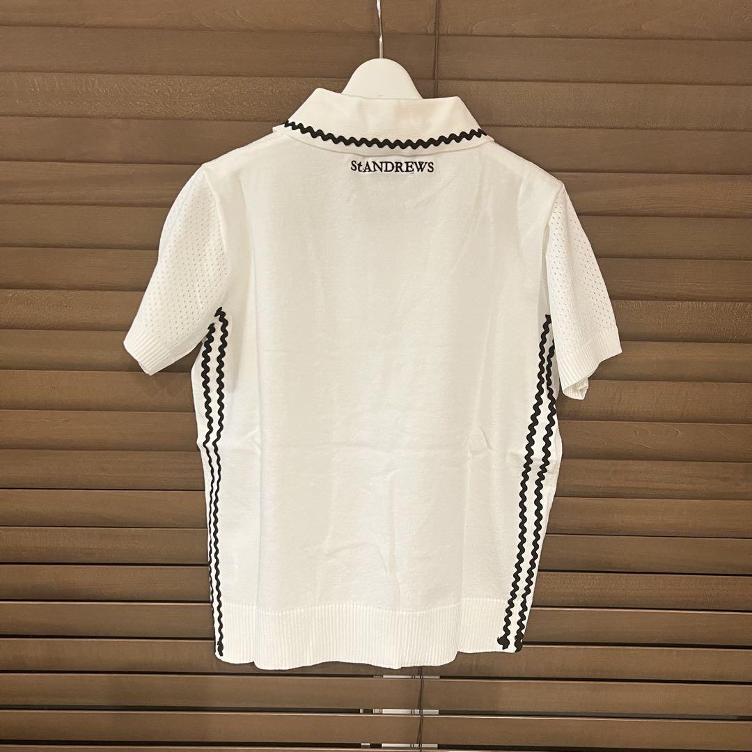 St.ANDREWS セントアンドリュース レディース ニットTシャツ 白S