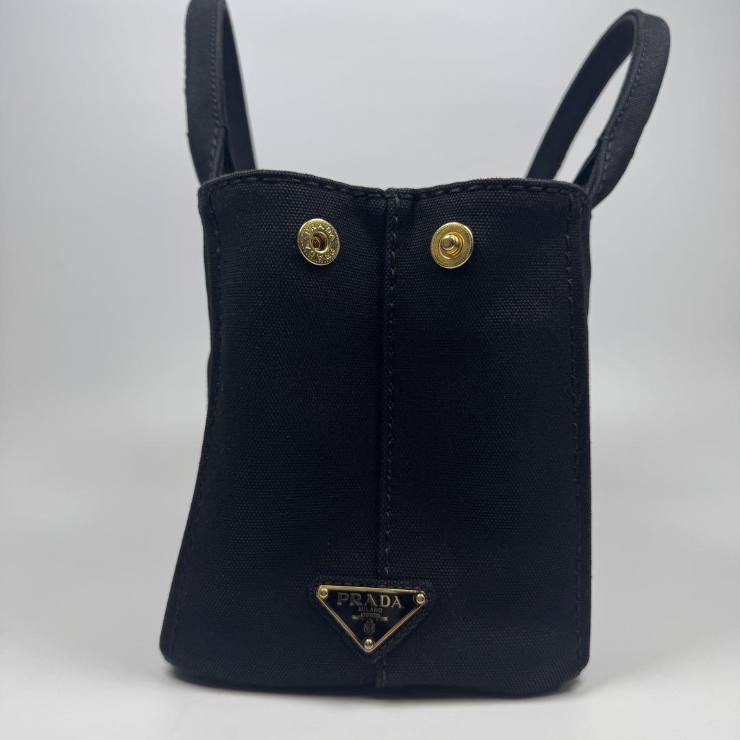 極美品✨ PRADA カナパ S ハンドバッグ 2way 黒 ショルダー付