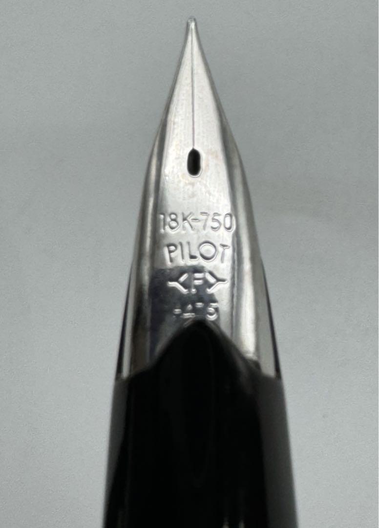 【予約受付中】 A296 パイロット エリート 18k-750 万年筆 格子柄 筆記具